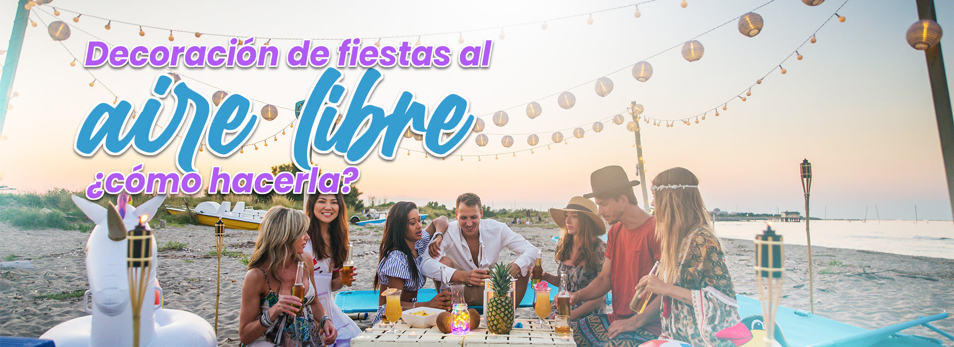 Ideas creativas para la decoración de fiestas al aire libre – Oh Hi Party, image size:1920x700