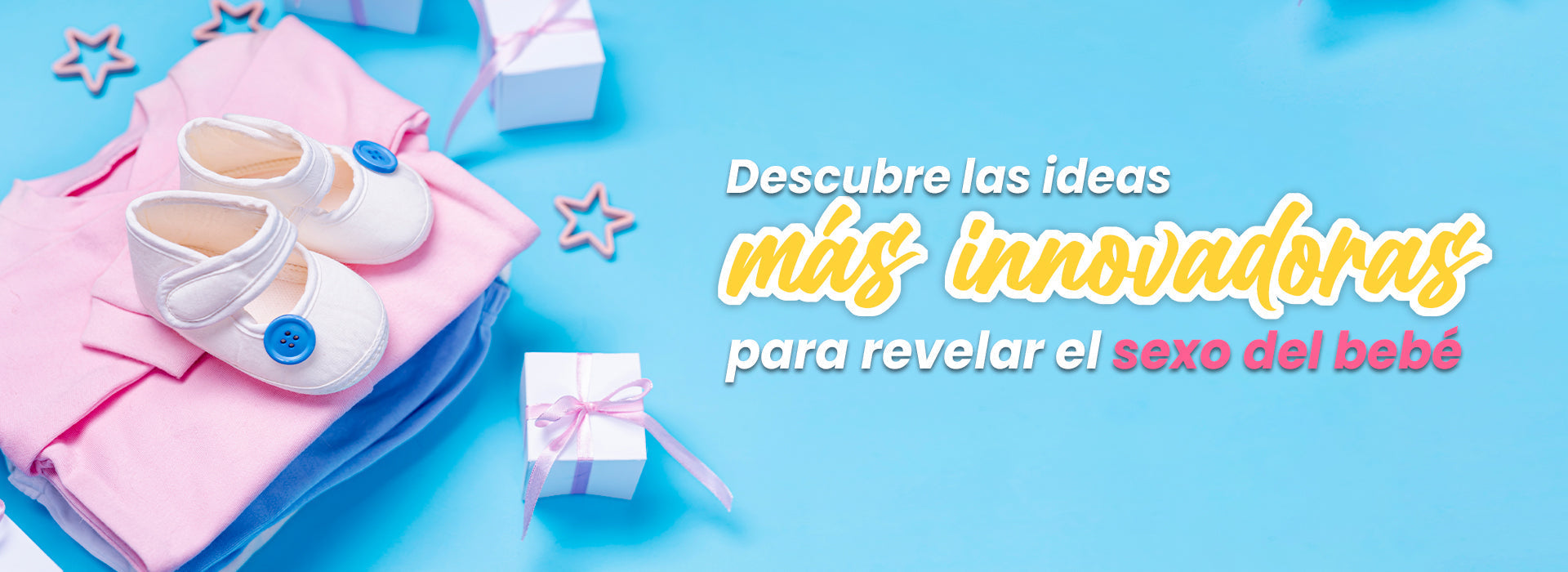 Ideas Creativas Para Revelar El Sexo Del Bebé – Oh Hi Party, image size:1920x700