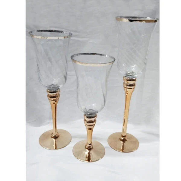 Set copas de champagne - Vidrio soplado - Mahaia Artisan Objects