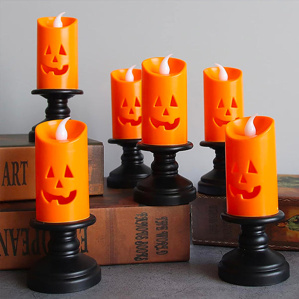 candelabro decorativo calabaza halloween