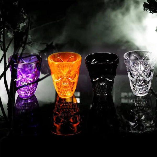COPAS CALABERA HALLOWEEN X4