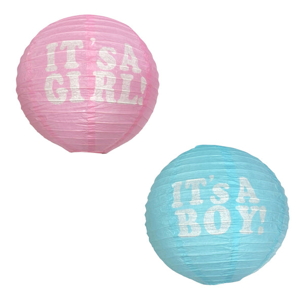 GLOBO CHINO DECORATIVO BABY SHOWER REVELACIÓN GENERO