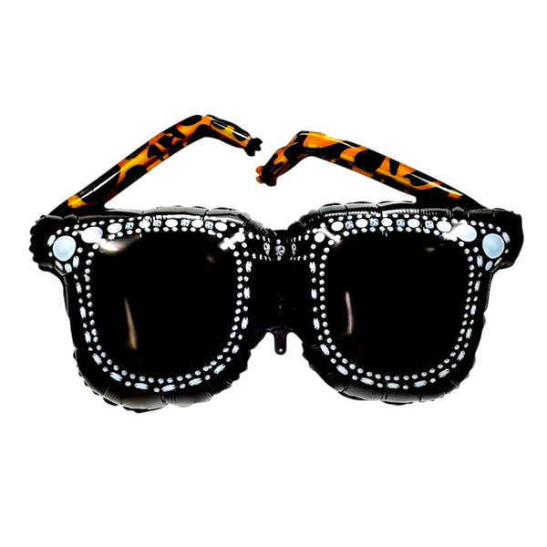 GLOBO METALIZADO GAFAS RETRO