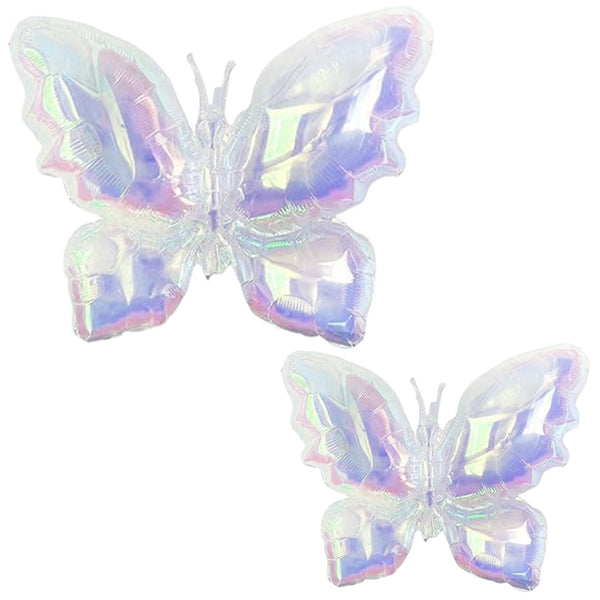 GLOBO METALIZADO TORNASOL MARIPOSA
