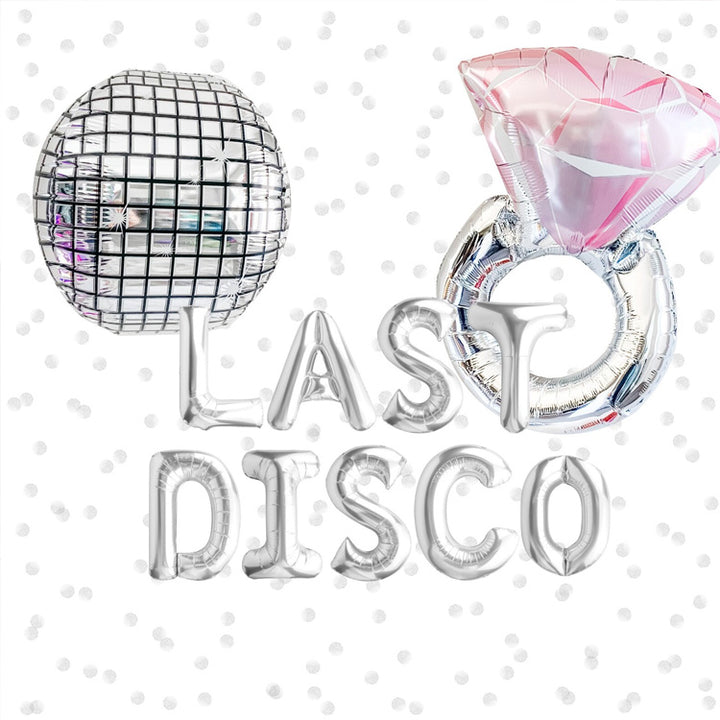 kit decorativo de last disco despedida de soltera