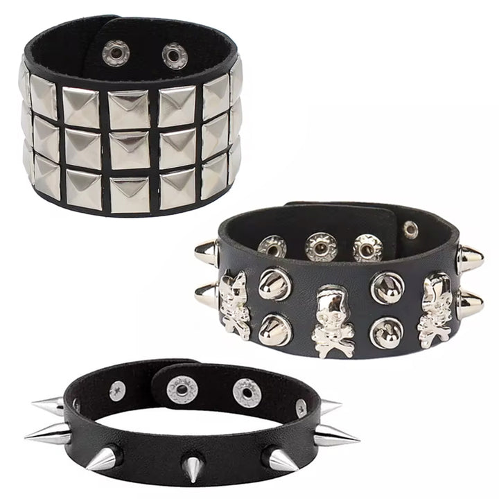 pulsera de taches punk para halloween