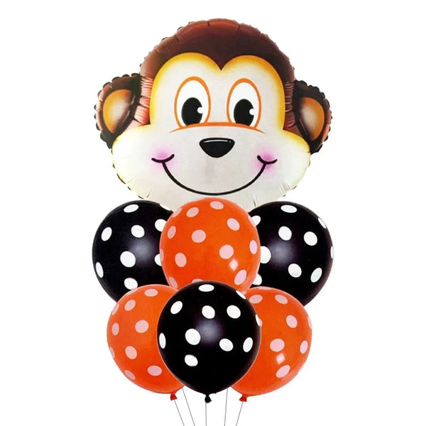 bouquet de globos metalizados animales decoración