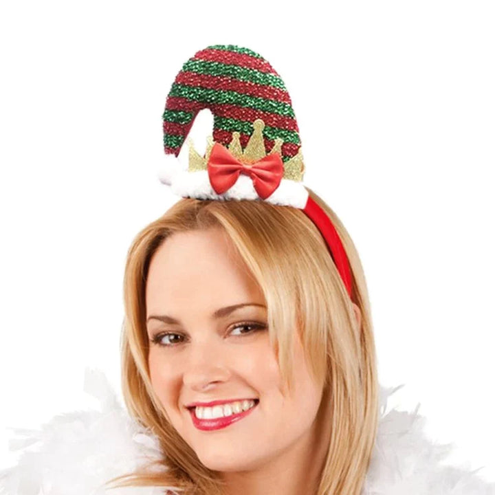 diadema de gorrito de navidad