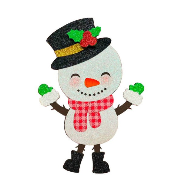 figura de muñecos de nieve para navidad