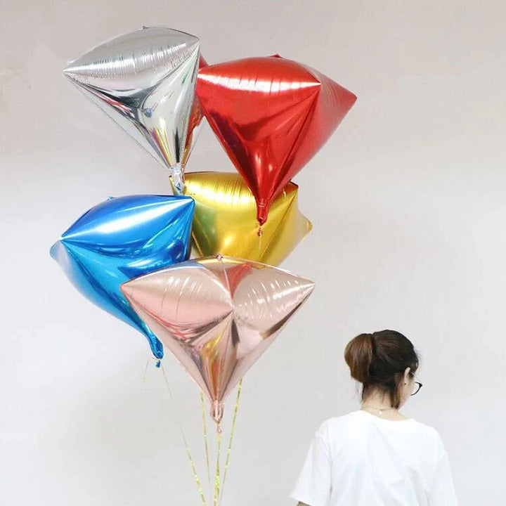 globos metalizados forma triangular