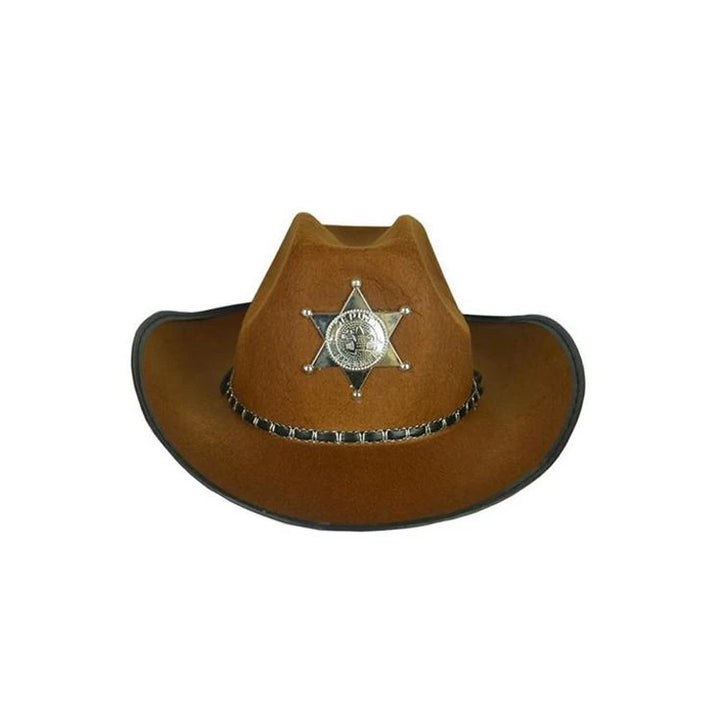 sombrero de vaquero café